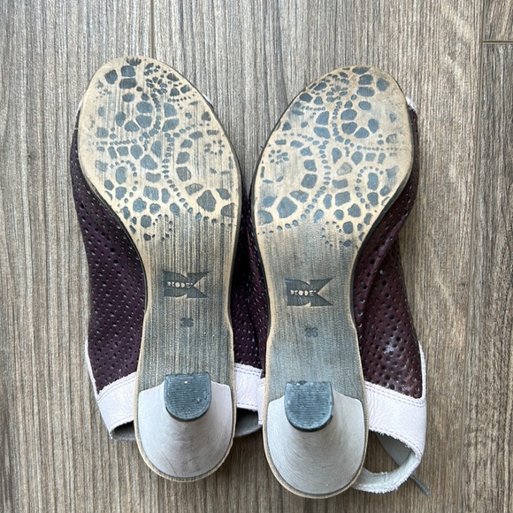 DKODE Purple Leather Peep Toe Heels | 36 - Picture 6 of 10